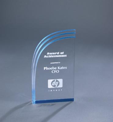 Wave Acrylic Award - Craftworks NW, LLC