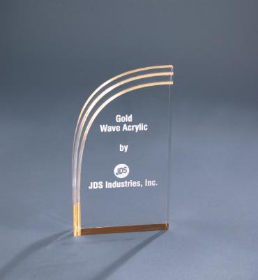 Wave Acrylic Award - Craftworks NW, LLC